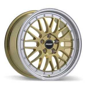 Fast Wheels – FR01 – Gold – 18″x8.5″ 35mm – All weather Wheels – FR01-1885-80DP+35C726